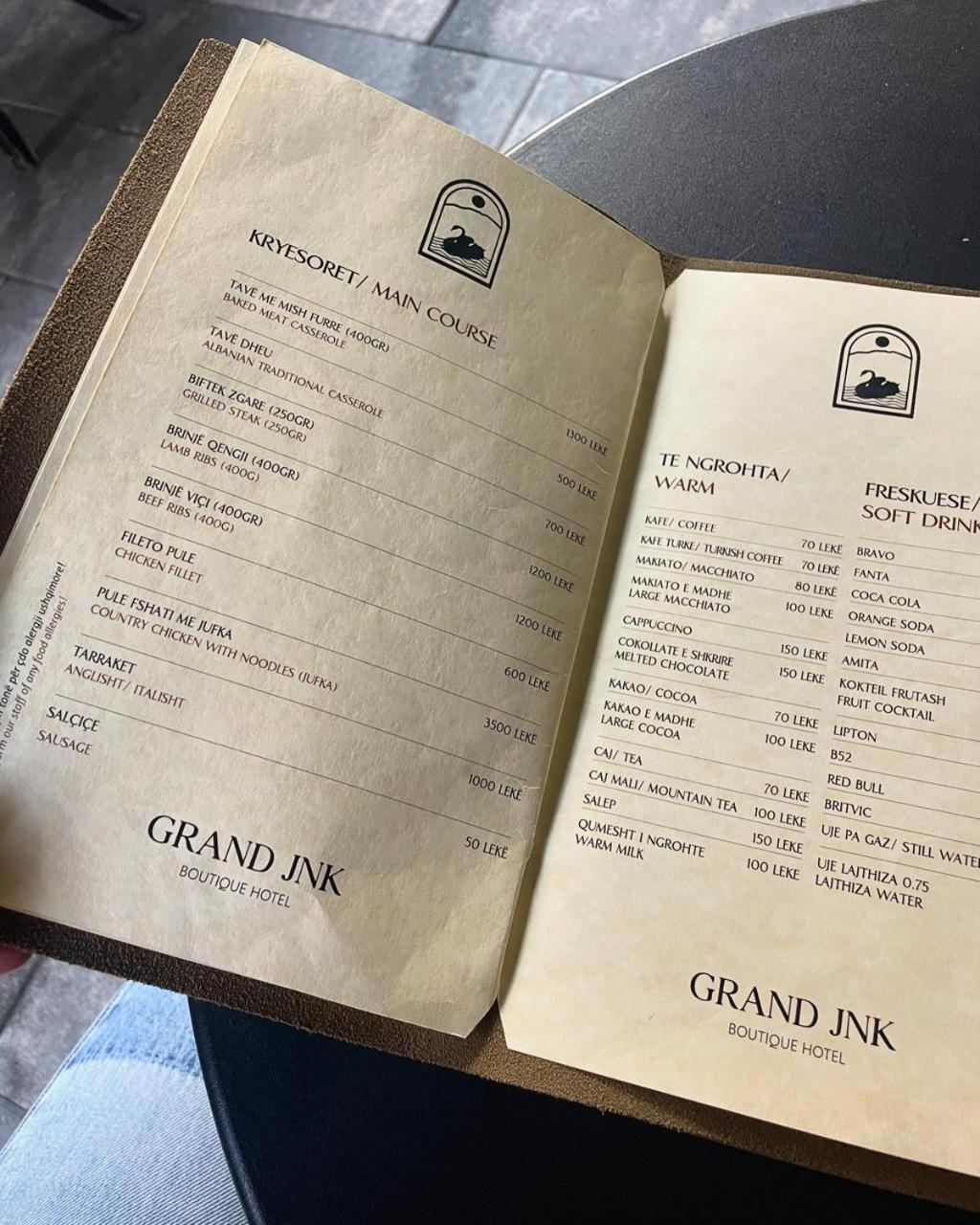 Grand Jnk Boutique Hotel Kukes エクステリア 写真